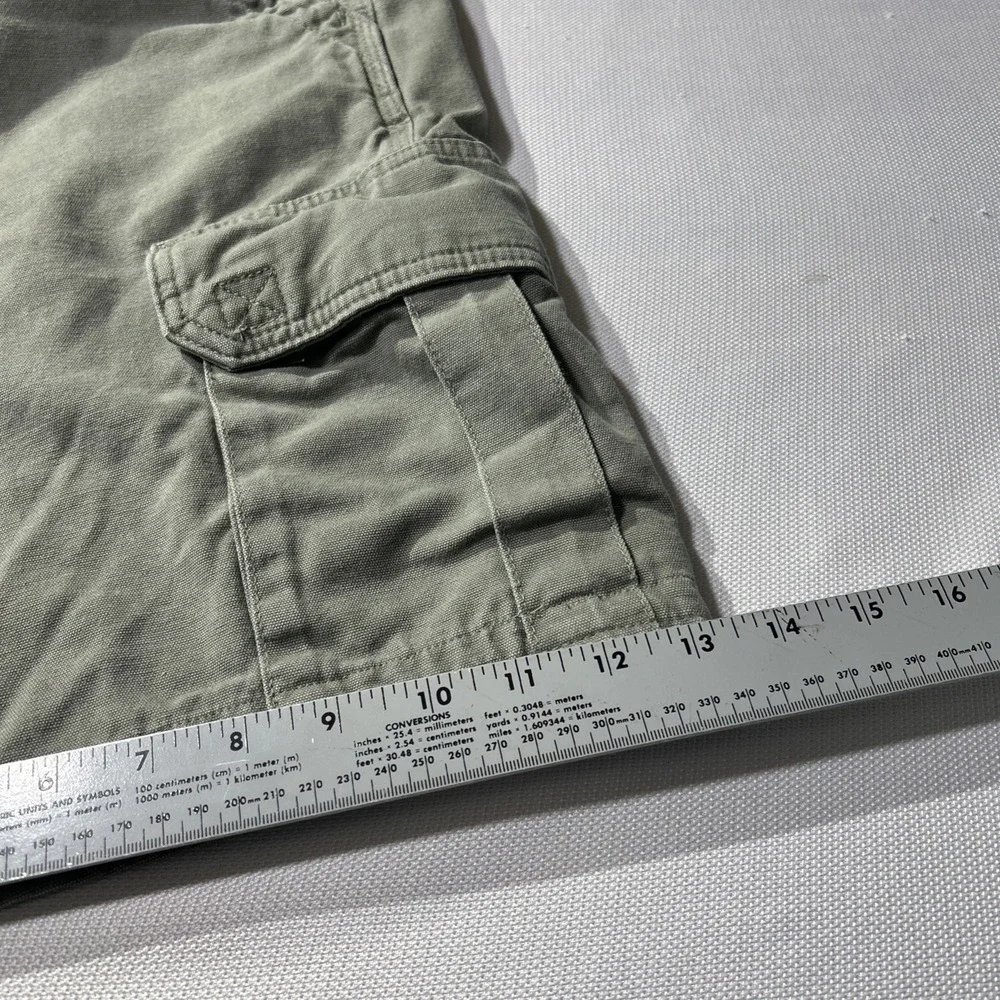 Carhartt Shorts Mens Sz 40 Green Cargo Relaxed Fit Canvas Workwear Outdoor
